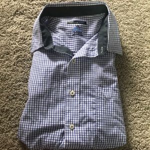 Men’s Blue Checkered Shirt